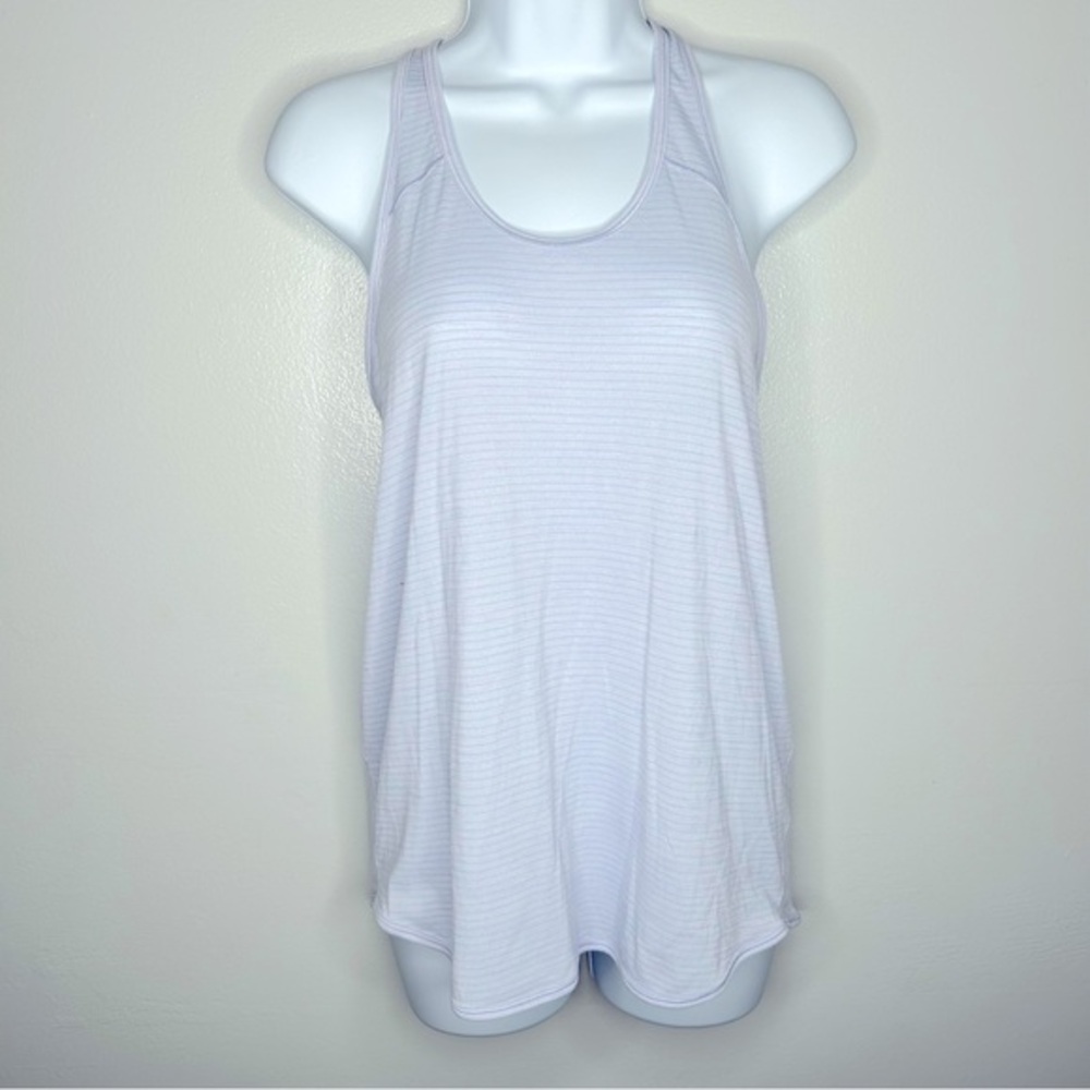 Lululemon Essential Tank in Lilac Stripes